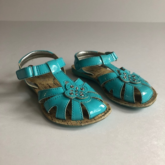 Stride Rite Marina Turquoise Summer Sandals - Picture 1 of 8